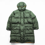 STELLA McCARTNEY Italian Made Puffer Jacket M Khaki, Orange Hoodie Detachable Double Zip Olaf Long Puffer Jacket