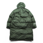 STELLA McCARTNEY Italian Made Puffer Jacket M Khaki, Orange Hoodie Detachable Double Zip Olaf Long Puffer Jacket