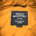STELLA McCARTNEY Italian Made Puffer Jacket M Khaki, Orange Hoodie Detachable Double Zip Olaf Long Puffer Jacket