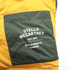 STELLA McCARTNEY Italian Made Puffer Jacket M Khaki, Orange Hoodie Detachable Double Zip Olaf Long Puffer Jacket