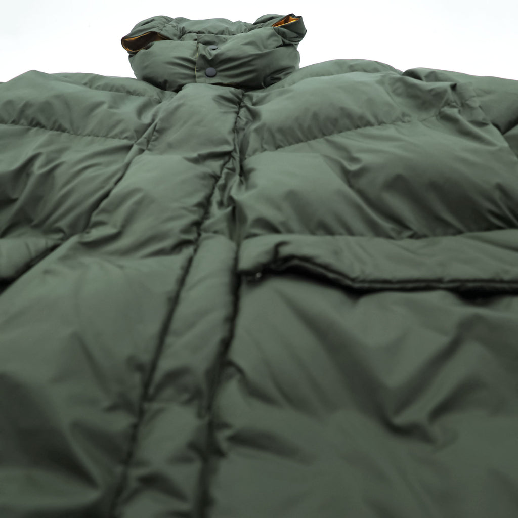 STELLA McCARTNEY Italian Made Puffer Jacket M Khaki, Orange Hoodie Detachable Double Zip Olaf Long Puffer Jacket