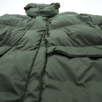 STELLA McCARTNEY Italian Made Puffer Jacket M Khaki, Orange Hoodie Detachable Double Zip Olaf Long Puffer Jacket