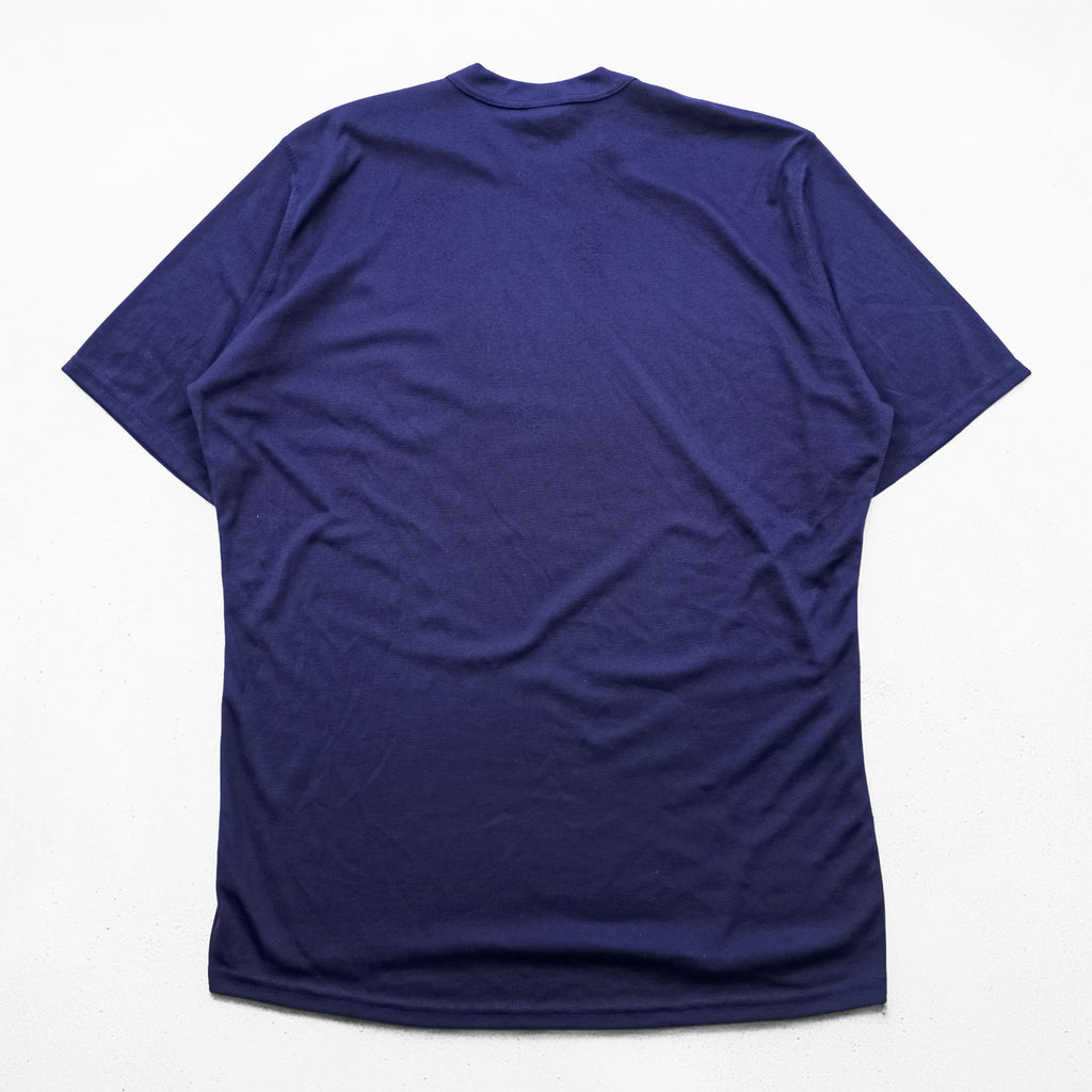 Patagonia 90年代 フランス製 CAPILENE キャプリーン Tシャツ L ネイビー 97年製 ヴィンテージ 44581
