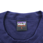 Patagonia 90年代 フランス製 CAPILENE キャプリーン Tシャツ L ネイビー 97年製 ヴィンテージ 44581
