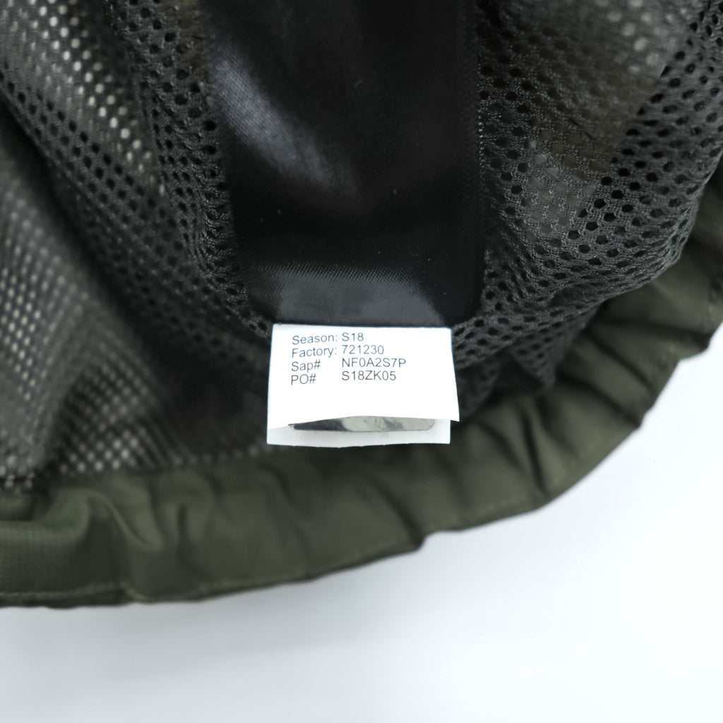 The North Face Hooded Rain Jacket Olive Green Mesh Lined Chest Pocket Men’s M