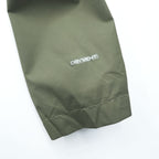 The North Face Hooded Rain Jacket Olive Green Mesh Lined Chest Pocket Men’s M