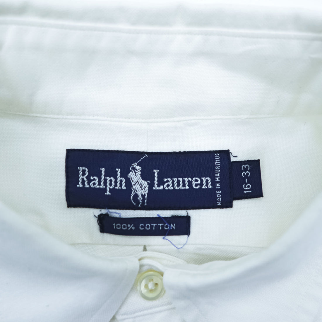 Ralph Lauren 90年代 ヴィンテージ 長袖 ボタンダウンシャツ L ホワイト オックスフォード スモールポニー ロゴ 刺繍