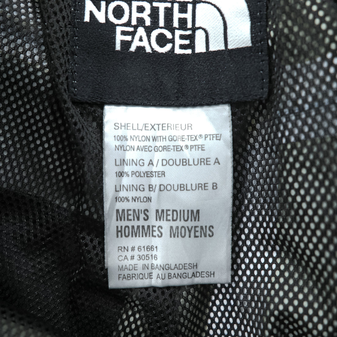 The North Face Gore-Tex Rain Pants Black Men’s Medium Waterproof Nylon Side Zip Outdoor