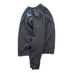 carhartt ルーズフィット 前V スウェット トレーナー M グレー 裏起毛 ワンポイント 刺繍 LOOSE FIT TS0124