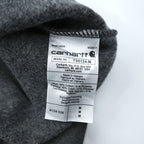 carhartt ルーズフィット 前V スウェット トレーナー M グレー 裏起毛 ワンポイント 刺繍 LOOSE FIT TS0124