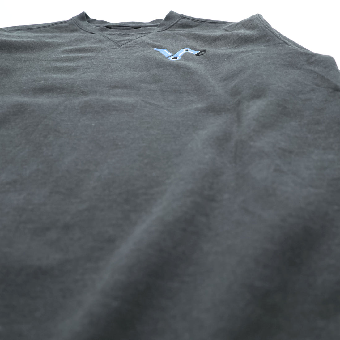 carhartt ルーズフィット 前V スウェット トレーナー M グレー 裏起毛 ワンポイント 刺繍 LOOSE FIT TS0124