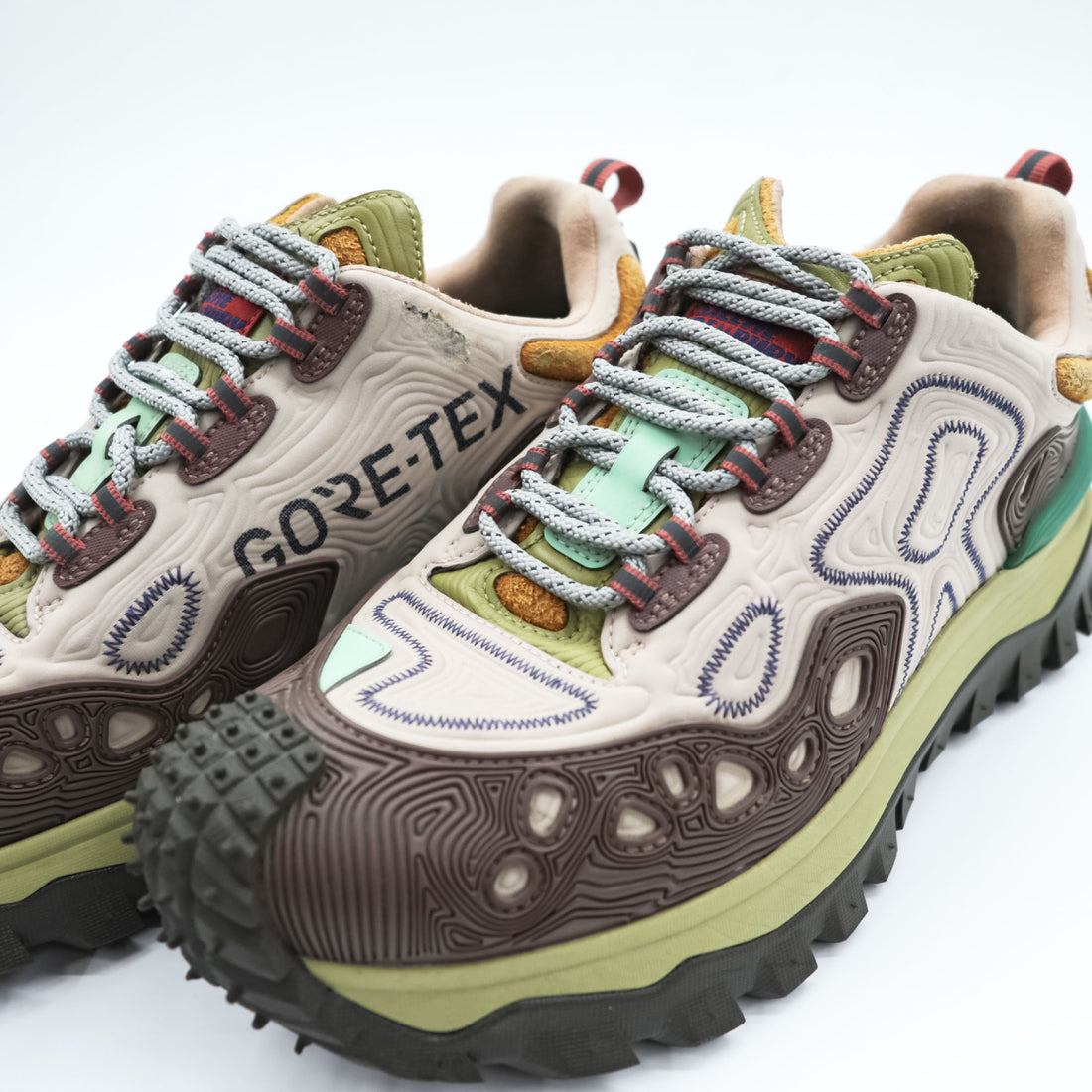 MONCLER GENIUS ×  Salehe Bembury ゴアテックス GORE-TEX トレイルグリップ グレイン スニーカー 28cm 防水 Vibramソール Trailgrip Grain Rubber-Trimmed Ballistic Nylon Sneakers