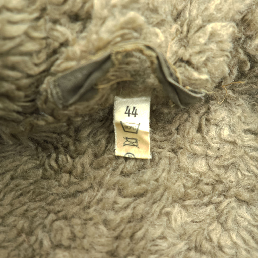 German Army Parka Olive Hooded Military Coat with Pile Sherpa Liner Size 44