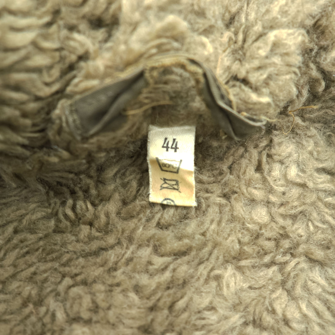 German Army Parka Olive Hooded Military Coat with Pile Sherpa Liner Size 44