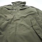 German Army Parka Olive Hooded Military Coat with Pile Sherpa Liner Size 44