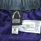 SIERRA DESIGNS 90s Vintage Canadian Made Shell Outdoor Pants XL, Gray, Black, Gore-Tex Waterproof, BLACK WATER DESIGNS LIMITED