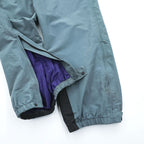 SIERRA DESIGNS 90s Vintage Canadian Made Shell Outdoor Pants XL, Gray, Black, Gore-Tex Waterproof, BLACK WATER DESIGNS LIMITED