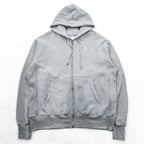 Champion Reverse Weave Zip Up Hoodie, Size XL, Gray, Brushed Lining, Embroidered Logo