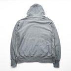 Champion Reverse Weave Zip Up Hoodie, Size XL, Gray, Brushed Lining, Embroidered Logo