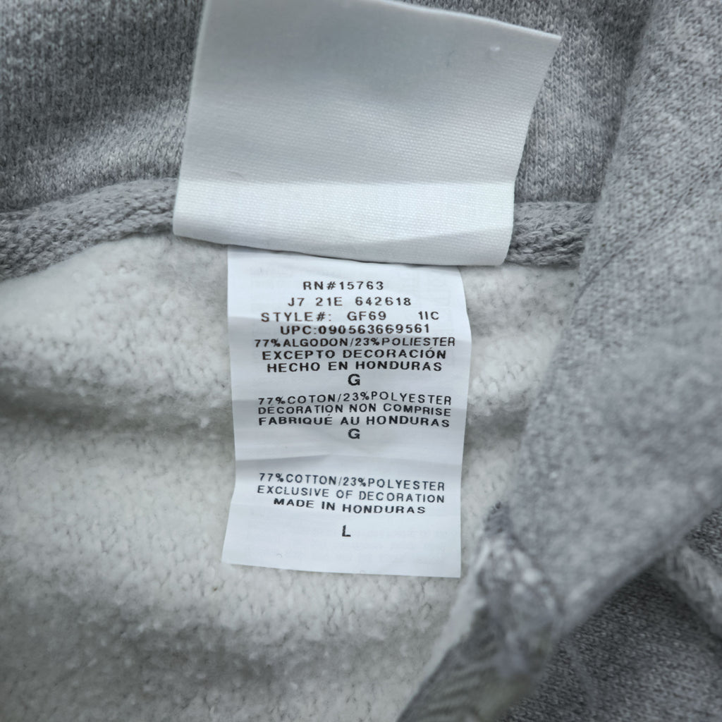 Champion Reverse Weave Zip Up Hoodie, Size XL, Gray, Brushed Lining, Embroidered Logo