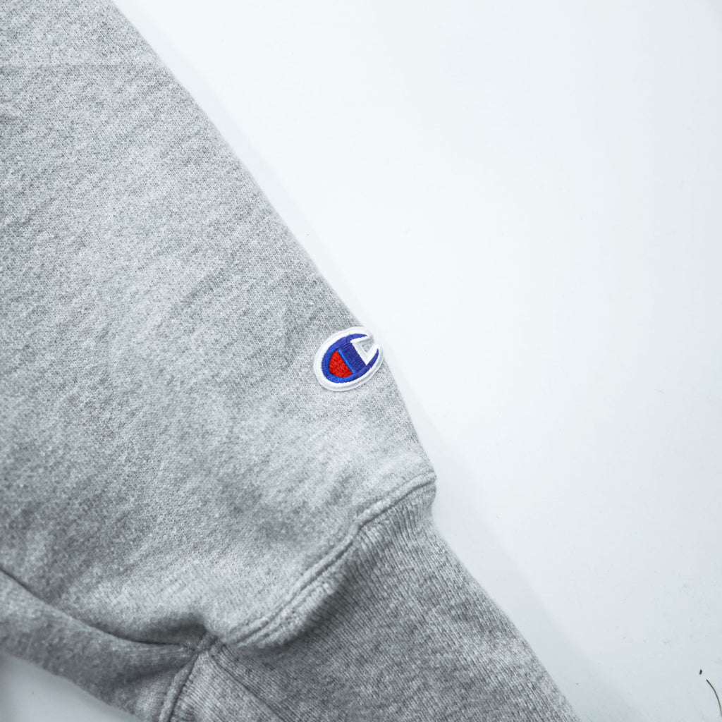 Champion Reverse Weave Zip Up Hoodie, Size XL, Gray, Brushed Lining, Embroidered Logo