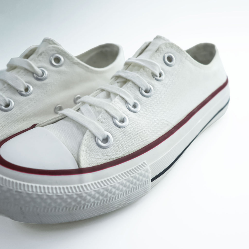 Palm Tree Low-Cut Sneakers US8 Canvas pt-306