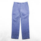 LAUREN RALPH LAUREN 90s Vintage Slacks Pants L Blue Tuck Pleated