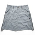 Mountain Hardwear Women’s Hiking Skirt Light Gray Front Zip Pocket Outdoor Size 8