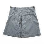 Mountain Hardwear Women’s Hiking Skirt Light Gray Front Zip Pocket Outdoor Size 8