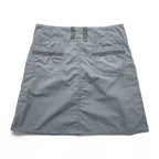 Mountain Hardwear Women’s Hiking Skirt Light Gray Front Zip Pocket Outdoor Size 8