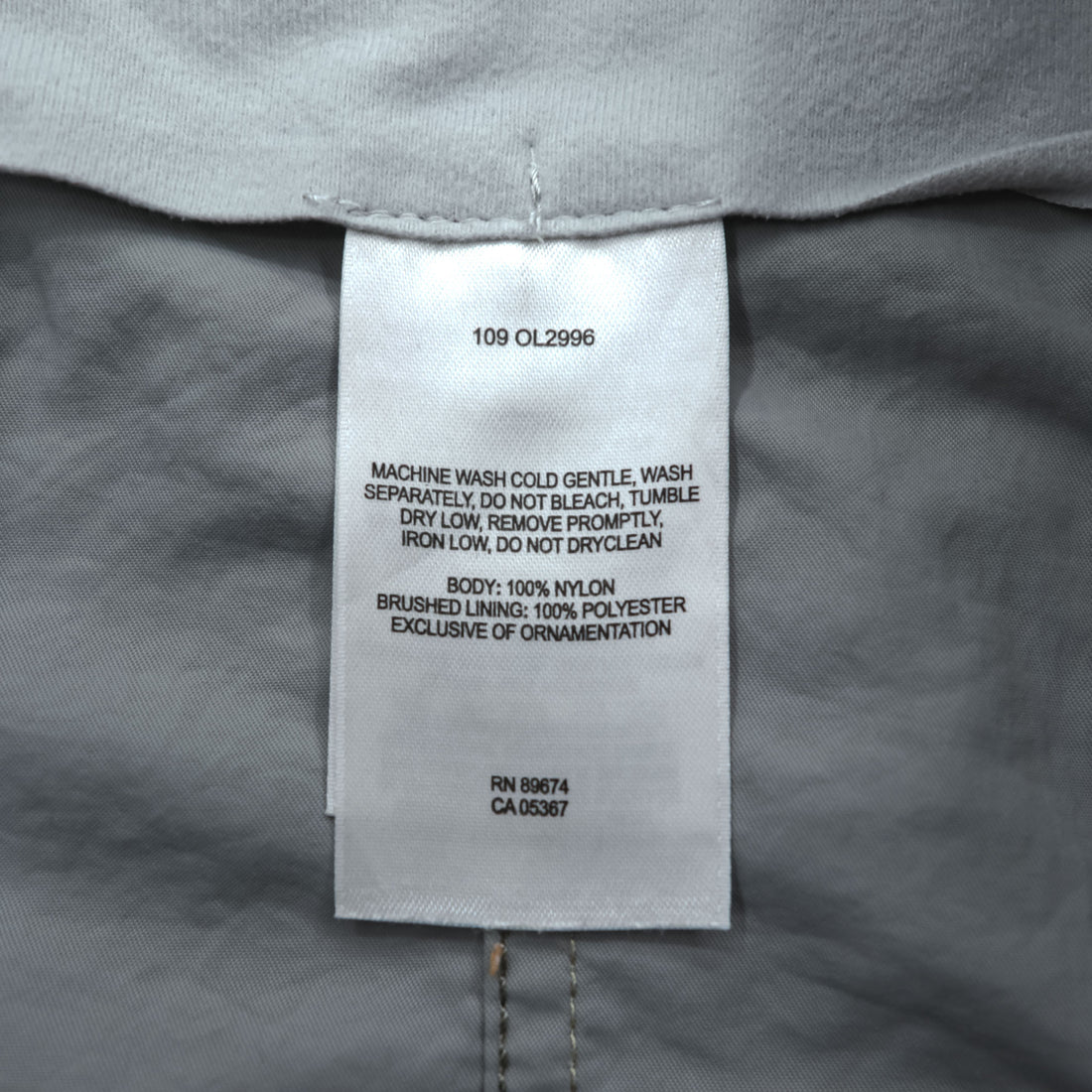 Mountain Hardwear Women’s Hiking Skirt Light Gray Front Zip Pocket Outdoor Size 8