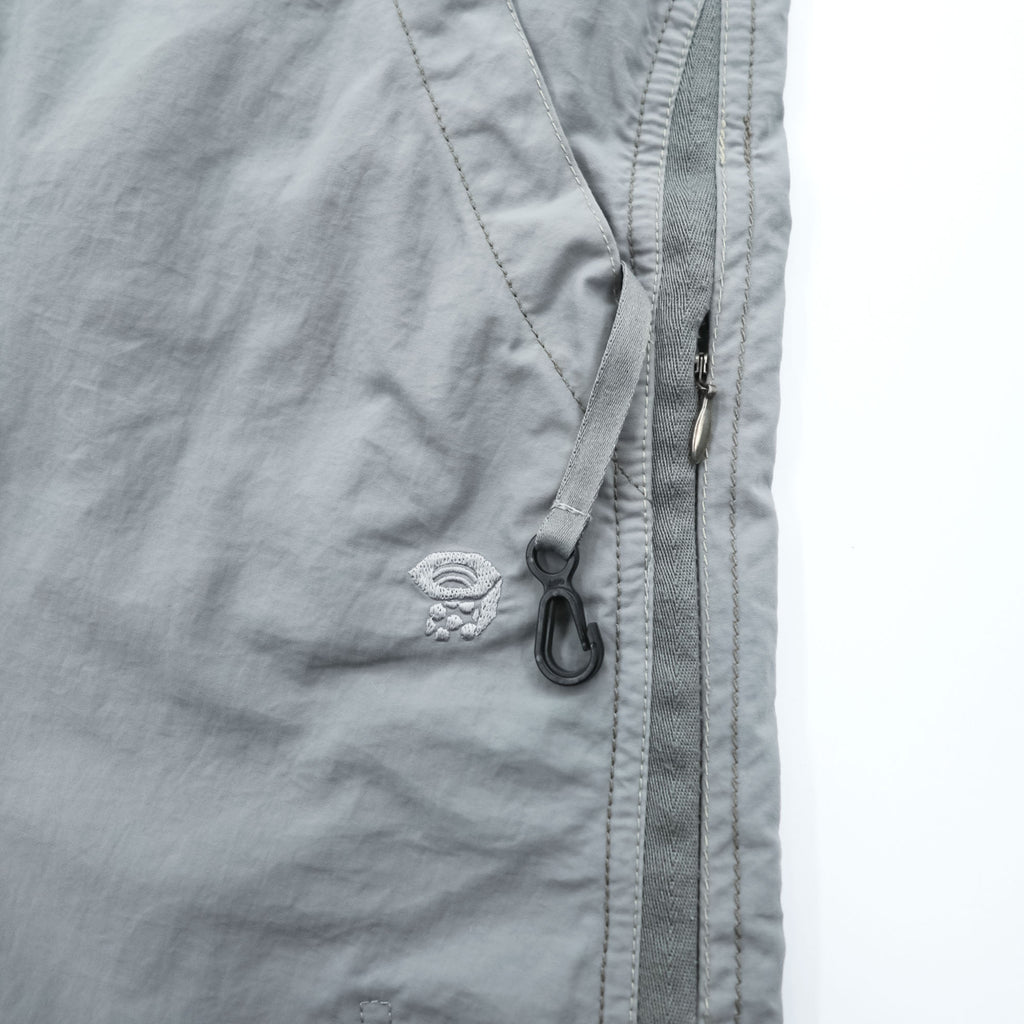 Mountain Hardwear Women’s Hiking Skirt Light Gray Front Zip Pocket Outdoor Size 8
