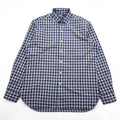 Polo Ralph Lauren 90年代 ヴィンテージ Estate 長袖 シャツ L ネイビー チェック ワイドカラー