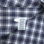 Polo Ralph Lauren 90年代 ヴィンテージ Estate 長袖 シャツ L ネイビー チェック ワイドカラー