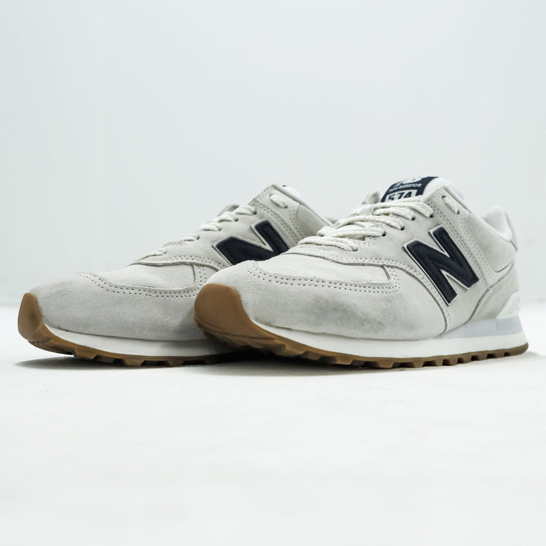 NEW BALANCE U574NGB Low-Cut Sneakers White Grey US8.5