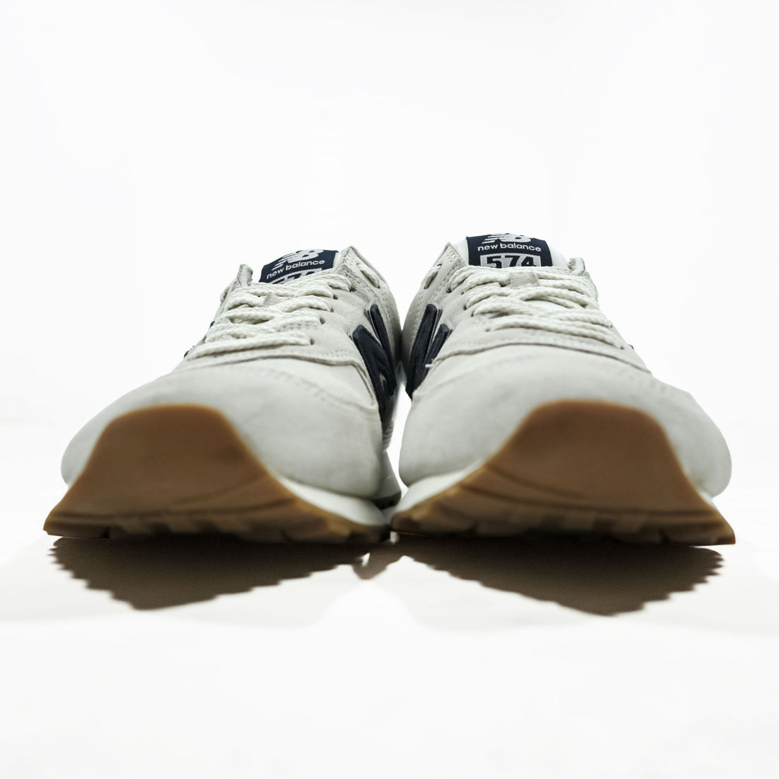 NEW BALANCE U574NGB Low-Cut Sneakers White Grey US8.5