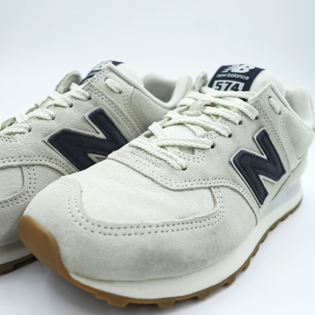 NEW BALANCE U574NGB Low-Cut Sneakers White Grey US8.5