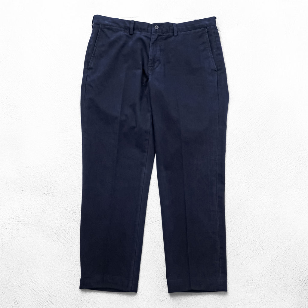 Polo Ralph Lauren チノパンツ コットン スラックス L ネイビー SLIM FIT