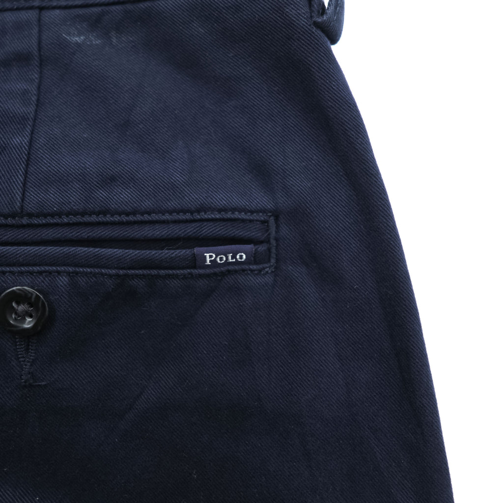Polo Ralph Lauren チノパンツ コットン スラックス L ネイビー SLIM FIT