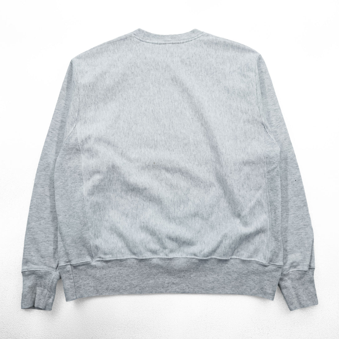 Champion リバースウィーブ REVERSE WEAVE カレッジ スウェット トレーナー XL グレー アーチロゴ 3段プリント 染み込み NOTRE DAME