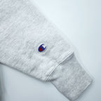 Champion リバースウィーブ REVERSE WEAVE カレッジ スウェット トレーナー XL グレー アーチロゴ 3段プリント 染み込み NOTRE DAME