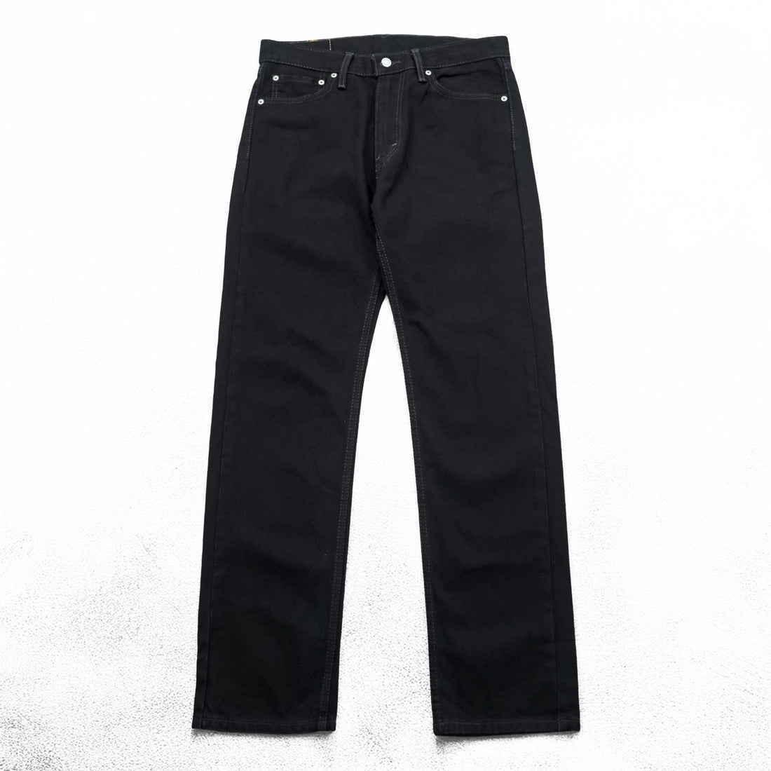 Levi's 505 デニムパンツ ジーンズ M ブラック ストレート ジッパーフライ 00505-0260