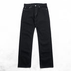 Levi's 505 デニムパンツ ジーンズ M ブラック ストレート ジッパーフライ 00505-0260