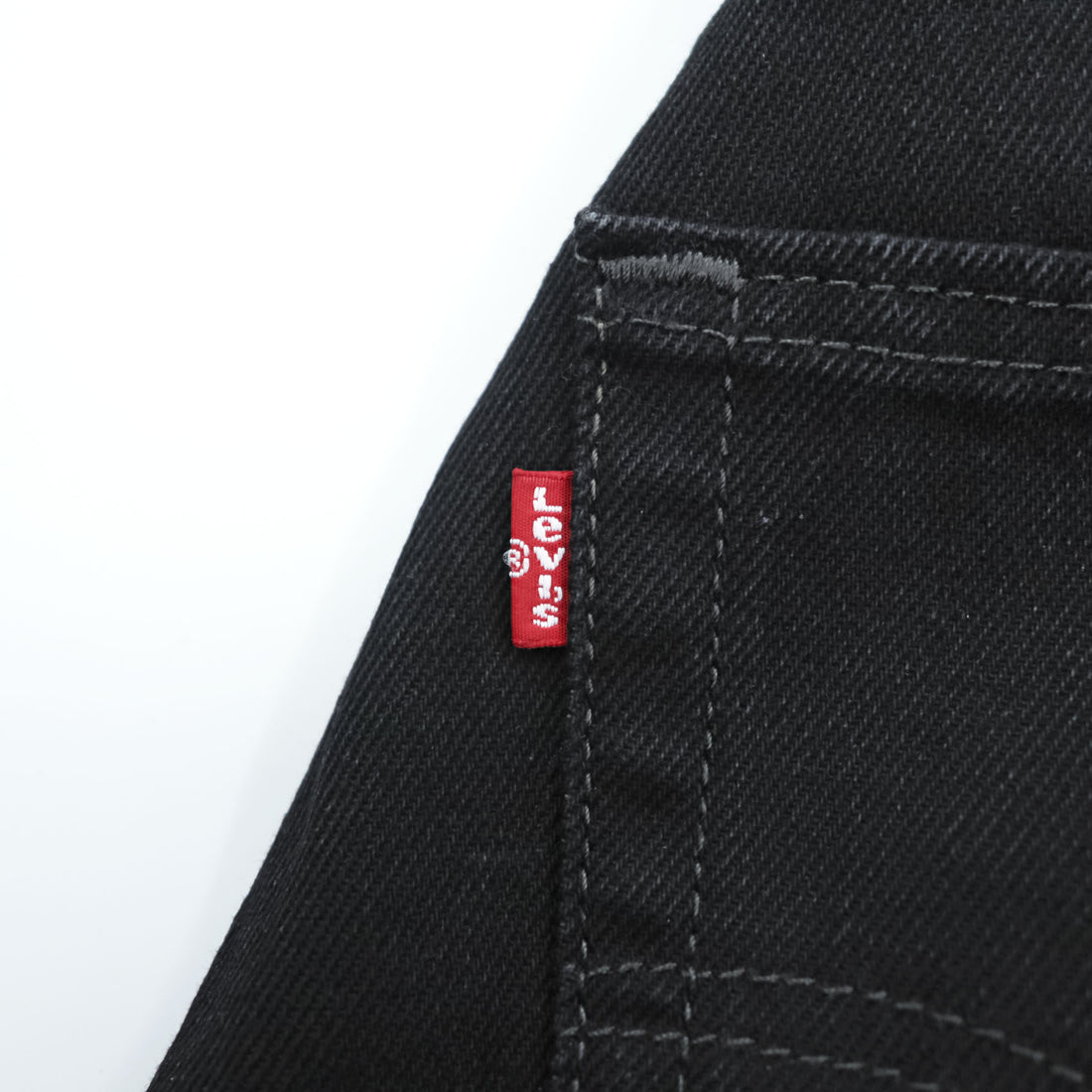 Levi's 505 デニムパンツ ジーンズ M ブラック ストレート ジッパーフライ 00505-0260