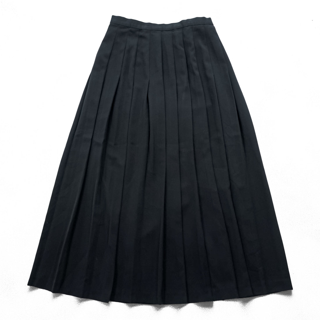 St Michael from Marks & Spencer 90年代 英国製 ヴィンテージ ロング プリーツスカート M ブラック イギリス製