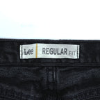 Lee 5ポケット デニムパンツ ジーンズ L ブラック REGULAR FIT ジッパーフライ 2008908