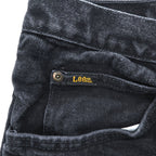 Lee 5ポケット デニムパンツ ジーンズ L ブラック REGULAR FIT ジッパーフライ 2008908