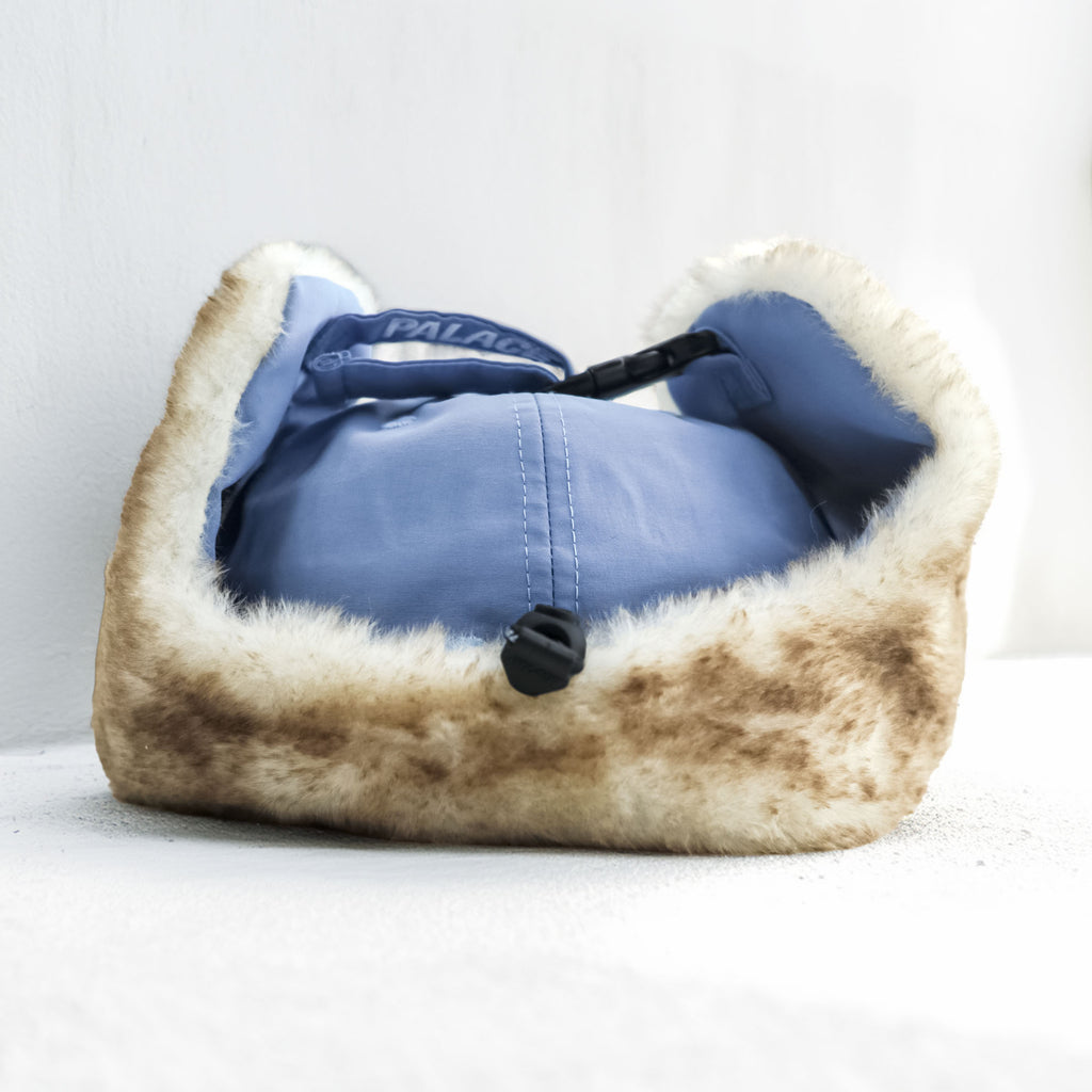 PALACE DOG EAR SHELL 6-PANEL Cap Blue Boa Drawstring