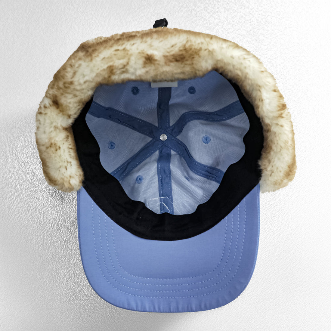 PALACE DOG EAR SHELL 6-PANEL Cap Blue Boa Drawstring