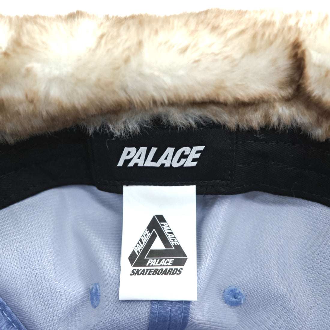 PALACE DOG EAR SHELL 6-PANEL Cap Blue Boa Drawstring